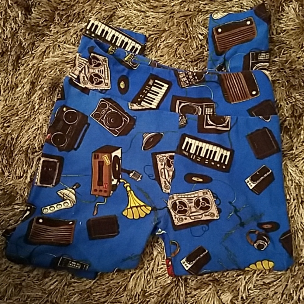 LulaRoe leggings vintage music style